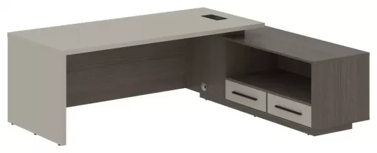 Стол руководителя с тумбой правый