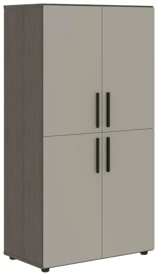 Шкаф с 2-мя комплектами глухих малых дверей