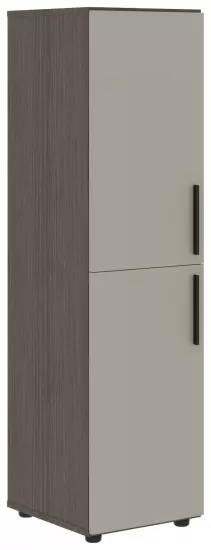 Шкаф-колонка с 2-мя глухими малыми дверьми левая