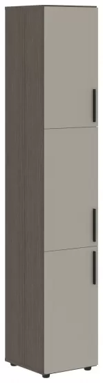 Шкаф-колонка с 3-мя глухими малыми дверьми левая