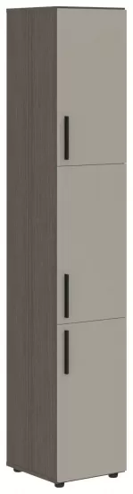 Шкаф-колонка с 3-мя глухими малыми дверьми правая