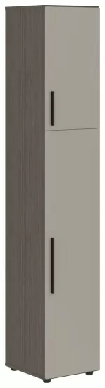 Шкаф-колонка с глухими малыми и средними дверьми правая