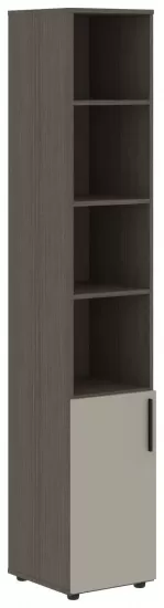 Шкаф-колонка с глухой малой дверью левая