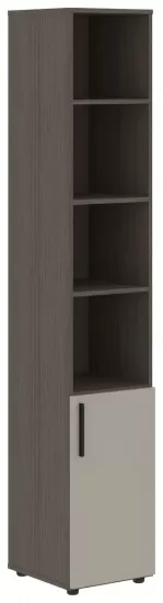 Шкаф-колонка с глухой малой дверью правая