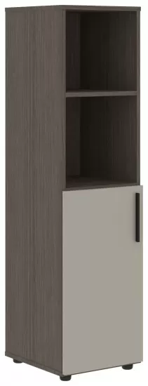 Шкаф-колонка с глухой малой дверью левая