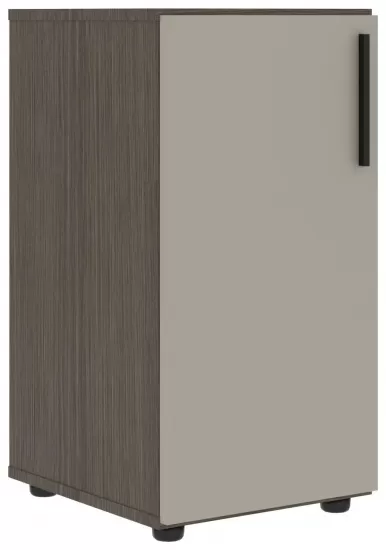 Шкаф-колонка с глухой малой дверью левая