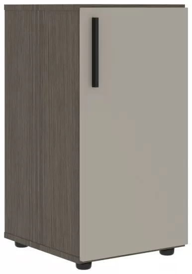 Шкаф-колонка с глухой малой дверью правая