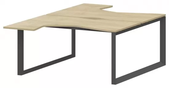 Бенч двойной эргономичный на О-образном металлокаркасе