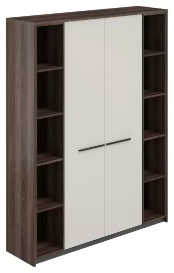 Шкаф высокий для одежды с 2-мя стеллажами