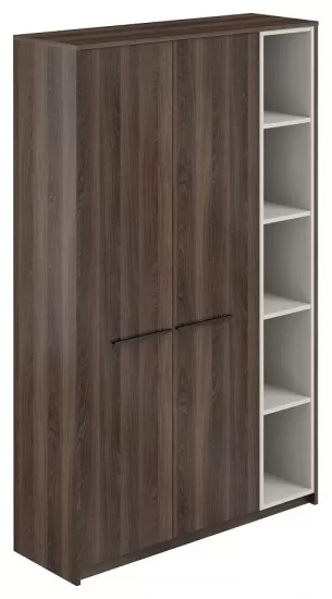 Шкаф высокий для одежды со стеллажом правый