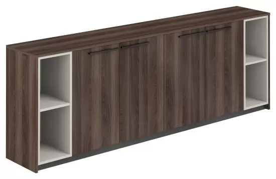 Шкаф низкий (2 шт) с 2-мя стеллажами