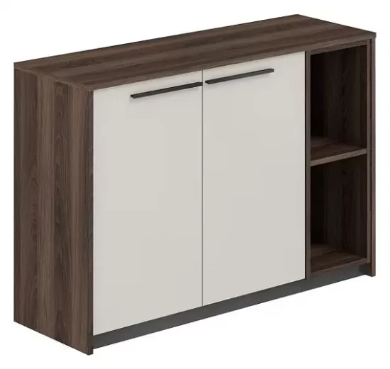 Шкаф низкий со стеллажом правый