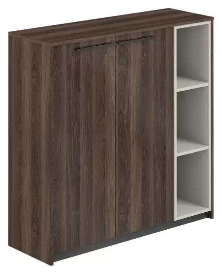 Шкаф средний со стеллажом правый